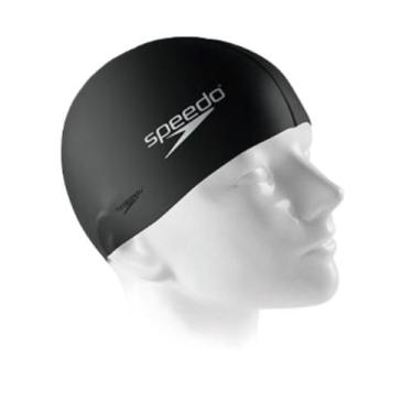 Imagem de Touca de natação Speedo 100% Silicone lisa Preta