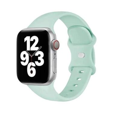 Imagem de Pulseira De Silicone De 40mm 41mm 42mm 44mm 45mm Para Apple Watch, Ban