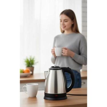 Imagem de Chaleira Inox Elétrica 1.8L LED - Prata - Congratulations Store