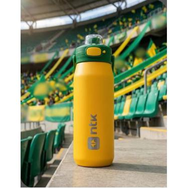 Imagem de Garrafa Térmica Isomax NTK Amarela 750ml Alta Conservação Térmica para