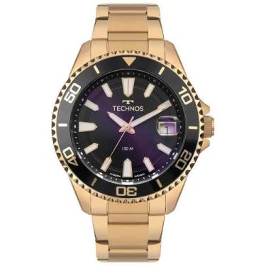 Imagem de Relógio Technos Masculino Acqua Dourado - 2415ei/1p