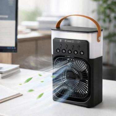 Imagem de Ventilador Portátil Climatizador LED Ar Condicionado Bivolt - STARTOOL