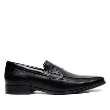 Imagem de Sapato Masculino Democrata Unique Couro Elegante Preto, Preto, 40