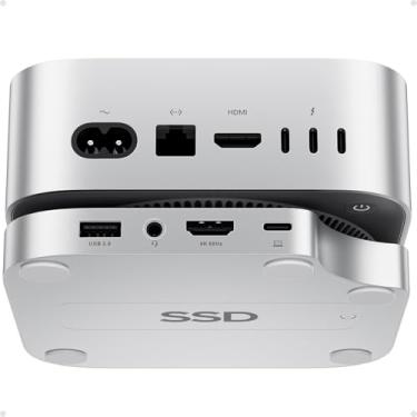 Imagem de PULWTOP Dock Mac mini M4 com gabinete SSD M.2 de 4 TB (SSD não incluído), suporte para...