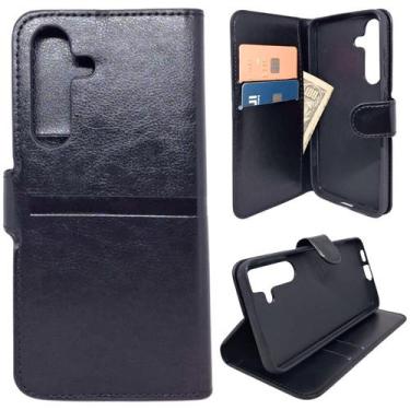 Imagem de Capa Carteira para Samsung S24 (Tela de 6.2) Capinha Case - Genérico, 