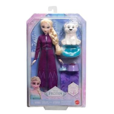 Imagem de Elsa Com Urso Polar Bebê Frozen Disney Mattel JFG16
