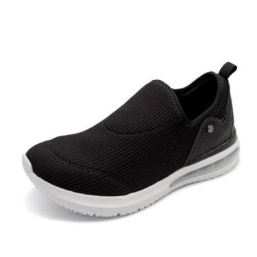 Imagem de Tenis Feminino Slip On Casual Amortecedor Comfortflex, Preto, 36