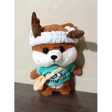 Imagem de Lobo Ursinho Pelúcia: Roupa Lalafan, Presente Dia das Crianças. Brinqu
