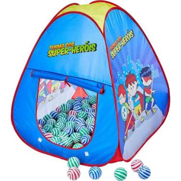 Imagem de Barraca Infantil c/100 Bolas Turma dos Super Heróis Pica Pau