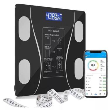 Imagem de Balança Bioimpedância Digital Corporal Aplicativo Bluetooth - MRS