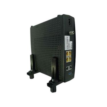 Imagem de Suporte Parede Vertical Compatível Roteador Modem Ajustável - KeiMel