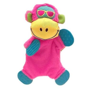 Imagem de Brinquedo pet cachorro bichinho pelúcia rock sonoro crocante - Adoleta