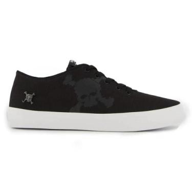 Imagem de Tênis Oakley Flint Back To Skull SM24 Masculina Jet Black, Preto, 40