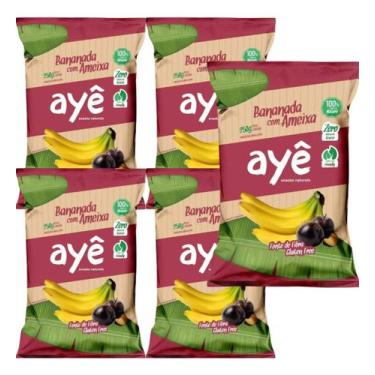 Imagem de Doce Banana Tradicional Com Ameixa Zero Açúcares 5un De 250g - AYE