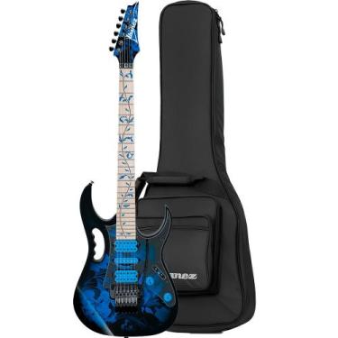 Imagem de Guitarra Ibanez Signature Steve Vai JEM77P BFP Blue Floral Pattern Pas
