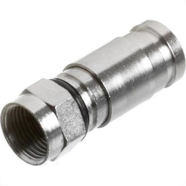 Imagem de Conector Coaxial Compressao Rg59 902 - Kit C/10 - DEZCOMP