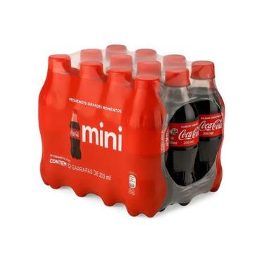 Imagem de Refrigerante Coca-Cola 200ml Fardo com 12 Unidades