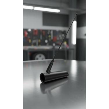 Imagem de Antena Automotiva Com Base E Haste Preta - Kit Completo - Congratulati