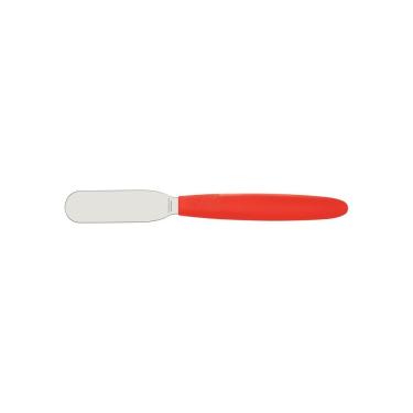 Imagem de Espátula para Manteiga Ipanema Uso Diário Aço Inox e Polipropileno Vermelho Tramontina