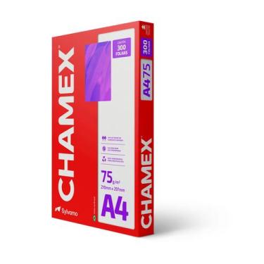 Imagem de Papel Chamex A4 PCT 300FLS 75Grs 210x297