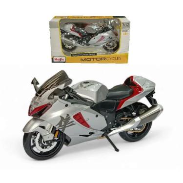 Imagem de Miniatura de moto escala 1/12 maisto, Suzuki hayabusa 2022