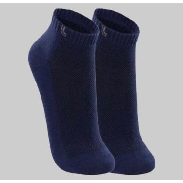 Imagem de Meia Esportiva Cano Curto Lupo Sport 3225 - 1 Par, Azul marinho, 37-40