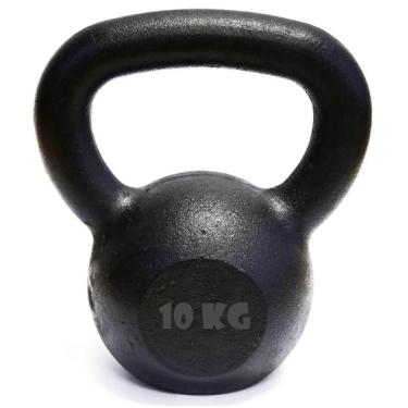 Imagem de Kettlebell Pintado 10 Kg Crossfit Treinamento Funcional Musculação Kl Master Fitness 