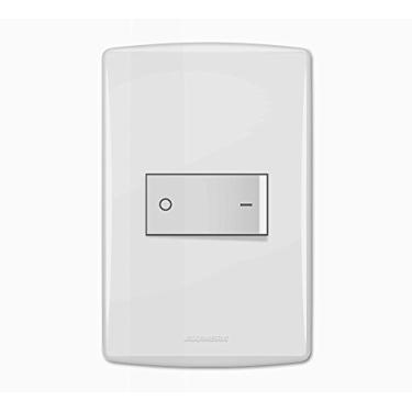 Imagem de Módulo 1 Interruptor Bipolar Simples, Alumbra, Siena 6715, Branco
