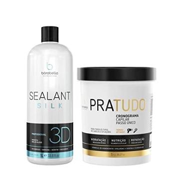 Imagem de Selagem 3d Orgânica 1l + Máscara Pra Tudo 1kg Borabella