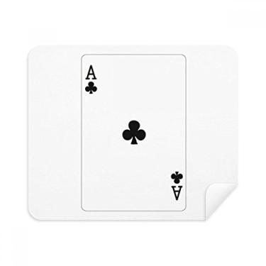 Imagem de Pano de limpeza Club A com estampa de cartas de baralho 2 peças de tecido de camurça