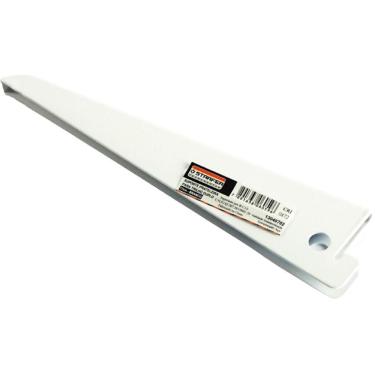 Imagem de Suporte Duplo para Trilho Prateleira Branco Aço 17cm - Starfer