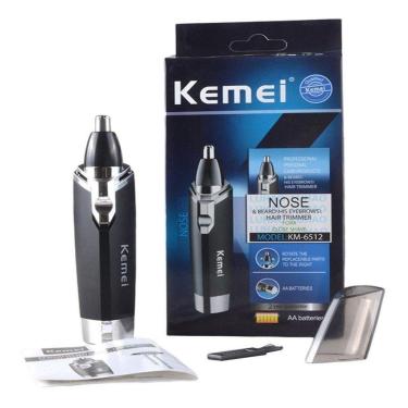 Imagem de Maquininha Apara Pelos Nariz Orelha Kemei Lamina Unissex Top