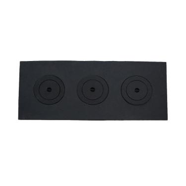 Imagem de Chapa Redução em Ferro Para Fogão a Lenha 3 Furos 117x50cm