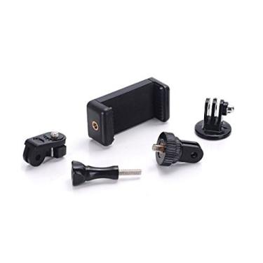 Imagem de Kit adaptador universal para smartphone Octo Mounts. Compatível com qualquer tripé, suporte de ação ou acessório de montagem GoPro. Compatível com iPhone, Samsung Galaxy, Android, BlackBerry, Pixel e HTC