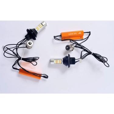 Imagem de Drl Seta Pisca Integrado Branco/laranja Bivolt - Asx