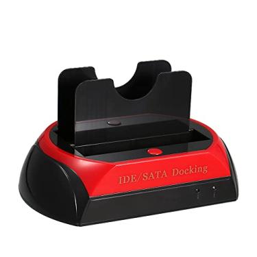 Imagem de Qudai HDD Docking Station dupla base de estação de ancoragem de disco rígido para 2.5 polegadas 3.5 polegadas IDE/SATA USB 2.0 BD