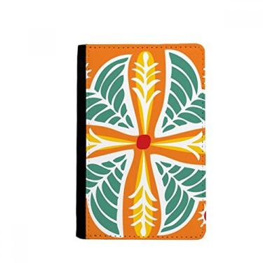 Imagem de Flores México Totems Civilização Antiga Porta Passaporte Notecase Burse Carteira Capa Cartão Bolsa, Multicolor