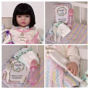 Boneca Bebe Reborn Silicone Girafinha Menina 48cm Realista - Cegonha Reborn  Dolls - Boneca Reborn - Magazine Luiza