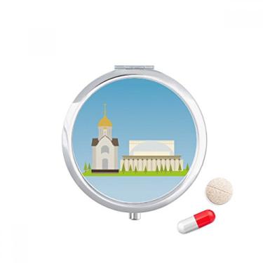 Imagem de Novosibirsk Porta-comprimidos com símbolo nacional da Rússia