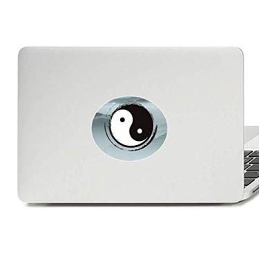 Imagem de China Taichi Oito Diagrama Montanha Vinil Emblema Gráfico Laptop Adesivo Notebook Decalque