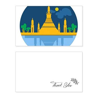Imagem de Escudo de templo especial da Tailândia, cartão de agradecimento, papel de aniversário, agradecimento de casamento