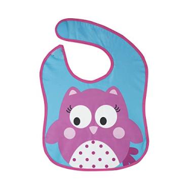 Imagem de Kababy Divertido Babador, Azul (Corujinha), 6+ Meses
