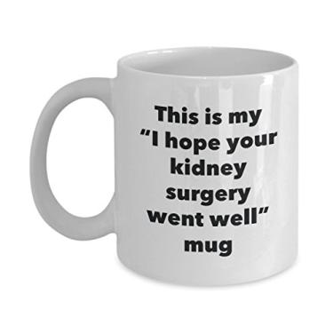 Imagem de Caneca This is My I Hope Your Kidney Surgery Went Well – Caneca de café de cacau quente divertido – Presente Get Well Soon – Ideia de presente de mordaça