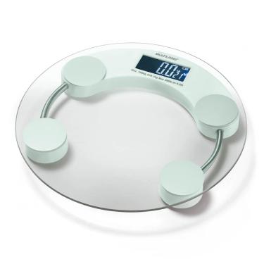 Balança Digital Eatsmart LCD Multilaser Branca - HC039 HC039