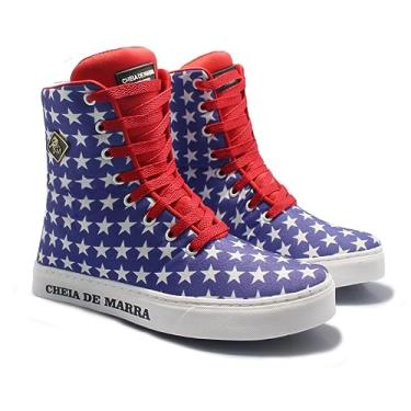 Imagem de Botinha Fitness Tênis Feminino Cano Alto Bota de Academia Crossfit Treino Musculação Dança