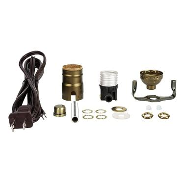 Imagem de Aspen Creative Kit de soquete de lâmpada de mesa 21020, em latão antigo