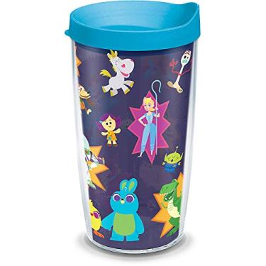 Imagem de Tervis Disney/Pixar – Toy Story 4 Colagem Copo isolado com envoltório e tampa, 473 ml, transparente