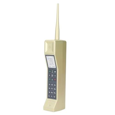 Imagem de Modelo de Telefone Celular de Tijolo Vintage, Adereços Fotográficos de Simulação Dos Anos 80 e 90 Com um Corpo de Plástico, Modelo de Telefone Móvel de Tijolo Antiquado para (Ouro)