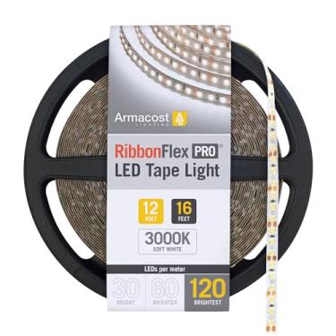 Imagem de Fita de luz LED RibbonFlex Pro 120 LEDs/m branca macia (3000K) 12V
