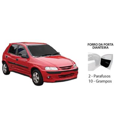 Imagem de Kit Presilha Forro Porta Dianteira Celta 2001 A 2007